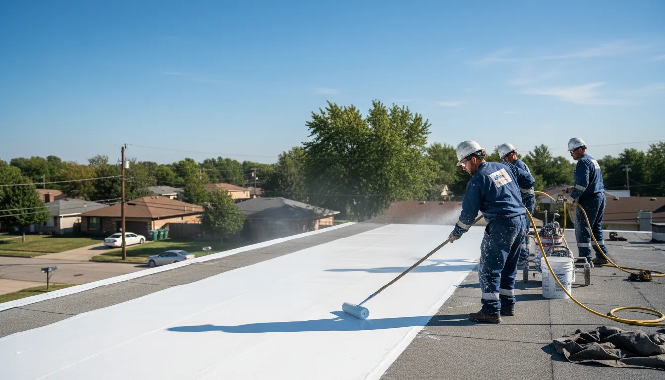Commercial roof coating in Homer, MI near me